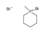 1-bromo-1-methylphosphinan-1-ium,bromide结构式