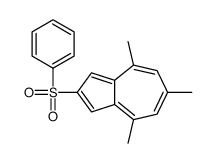 2-(benzenesulfonyl)-4,6,8-trimethylazulene结构式