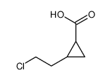 2-(2-chloroethyl)cyclopropane-1-carboxylic acid结构式