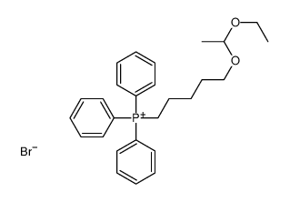 5-(1-ethoxyethoxy)pentyl-triphenylphosphanium,bromide Structure