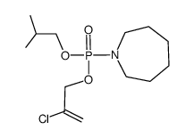 Azepan-1-yl-phosphonic acid 2-chloro-allyl ester isobutyl ester结构式