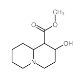 methyl 2-hydroxy-2,3,4,5,6,7,8,8a-octahydro-1H-quinolizine-1-carboxylate结构式