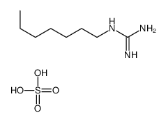 2-heptylguanidine,sulfuric acid结构式