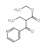 3-Pyridinepropanoicacid, a-ethyl-b-oxo-, ethyl ester结构式