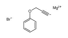 magnesium,prop-2-ynoxybenzene,bromide Structure