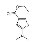 4-Thiazolecarboxylicacid,2-(dimethylamino)-,ethylester(9CI)结构式