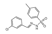 3-chlorobenzaldehyde p-toluenesulfonylhydrazone结构式