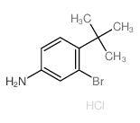 3-bromo-4-tert-butyl-aniline structure