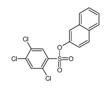 naphthalen-2-yl 2,4,5-trichlorobenzenesulfonate Structure