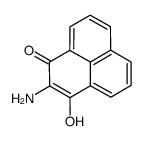 2-amino-3-hydroxyphenalen-1-one结构式