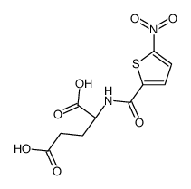 (2S)-2-[(5-nitrothiophene-2-carbonyl)amino]pentanedioic acid结构式