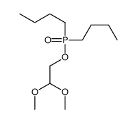 1-[butyl(2,2-dimethoxyethoxy)phosphoryl]butane Structure