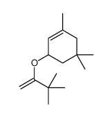 3-(3,3-dimethylbut-1-en-2-yloxy)-1,5,5-trimethylcyclohexene结构式
