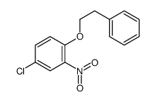 4-chloro-2-nitro-1-(2-phenylethoxy)benzene结构式