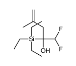 1,1-difluoro-4-methyl-2-triethylsilylpent-4-en-2-ol Structure