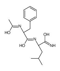 (2S)-2-[[(2S)-2-acetamido-3-phenylpropanoyl]amino]-4-methylpentanamide Structure