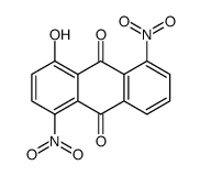 4-hydroxy-1,5-dinitroanthracene-9,10-dione Structure