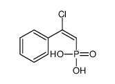 (2-chloro-2-phenylethenyl)phosphonic acid Structure