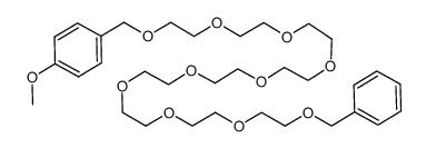 1-(4-methoxyphenyl)-30-phenyl-2,5,8,11,14,17,20,23,26,29-decaoxatriacontane Structure