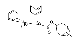 (8-methyl-8-azoniabicyclo[3.2.1]octan-3-yl) (E)-2-(2-methoxyphenyl)-3-phenylprop-2-enoate,chloride Structure