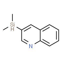 Quinoline, 3-(dimethylsilyl)- (9CI) Structure
