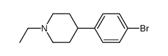 4-(4-Bromo-phenyl)-1-ethyl-piperidine structure