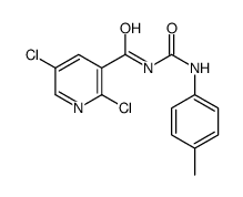 N-[(2,5-DICHLORO-3-PYRIDYL)CARBONYL]-N'-(4-METHYLPHENYL)UREA structure