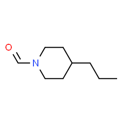 1-Piperidinecarboxaldehyde, 4-propyl- (9CI) structure