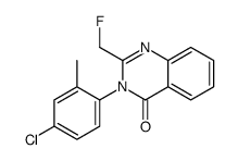 3-(4-Chloro-2-methylphenyl)-2-(fluoromethyl)quinazolin-4(3H)-one Structure
