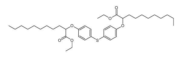 ethyl 2-[4-[4-(1-ethoxy-1-oxoundecan-2-yl)oxyphenyl]sulfanylphenoxy]undecanoate Structure