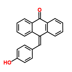 10-(4-Hydroxybenzylidene)-9(10H)-anthracenone图片