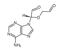 2-(6-amino-purin-9-yl)-2,2'-oxy-bis-acetaldehyde Structure