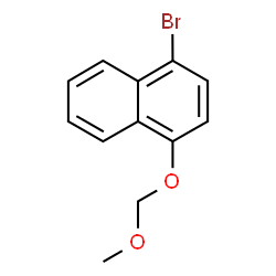 1-Bromo-4-(methoxymethoxy)naphthalene结构式