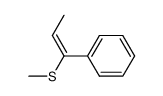 ((E)-1-Methylsulfanyl-propenyl)-benzene结构式
