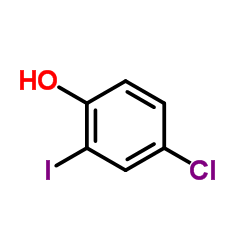 4-氯-2-碘苯酚结构式