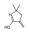 5,5-dimethyl-3-methylidenepyrrolidin-2-one Structure