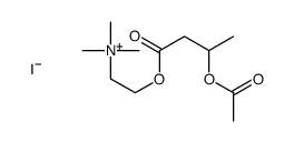 2-(3-acetyloxybutanoyloxy)ethyl-trimethylazanium,iodide结构式