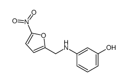 3-[(5-nitrofuran-2-yl)methylamino]phenol Structure