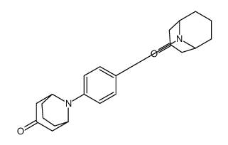 9-[4-(3-oxo-9-azabicyclo[3.3.1]nonan-9-yl)phenyl]-9-azabicyclo[3.3.1]nonan-3-one结构式