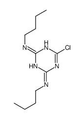 2-N,4-N-dibutyl-6-chloro-1,3,5-triazine-2,4-diamine Structure