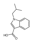 1-(2-methylpropyl)-1H-indole-3-carboxylic acid Structure