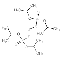 Bis(diisopropoxythiophosphinoyl) trisulphide structure