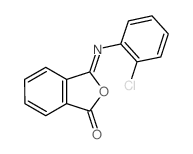 3-((2-Chlorophenyl)imino)-2-benzofuran-1(3H)-one Structure