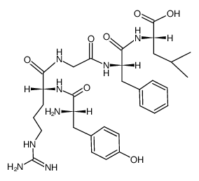 enkephalin, Arg(2)-Leu(5)-结构式