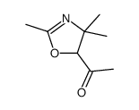Ethanone, 1-(4,5-dihydro-2,4,4-trimethyl-5-oxazolyl)- (9CI) structure