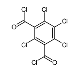 2,4,5,6-tetrachlorobenzene-1,3-dicarbonyl chloride结构式