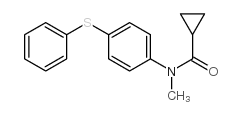 N-methyl-N-(4-phenylsulfanylphenyl)cyclopropanecarboxamide picture