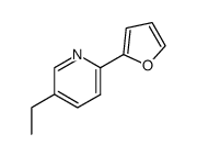 3-ethyl-6-(2-furyl)pyridine Structure