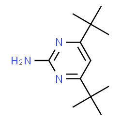 4,6-二叔丁基嘧啶-2-胺结构式