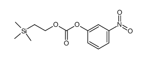 3-nitrophenyl (2-(trimethylsilyl)ethyl) carbonate Structure